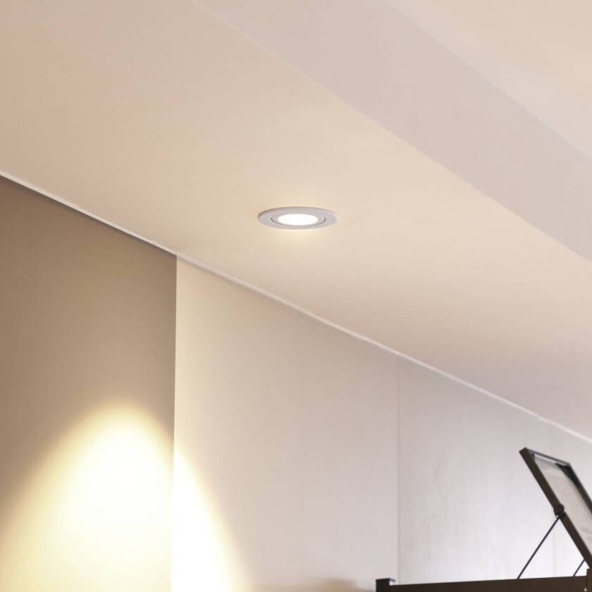 LED-downlight Jyra, hvit, 2700K