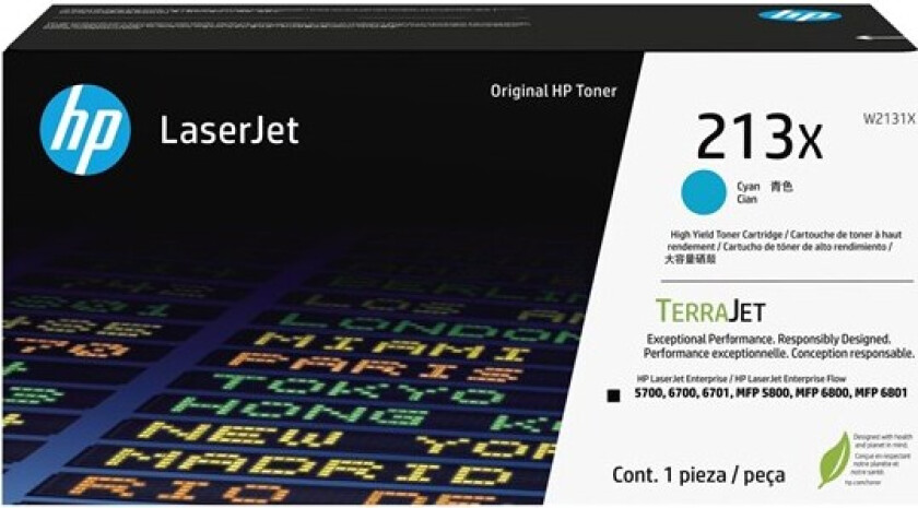 213X Toner cyan