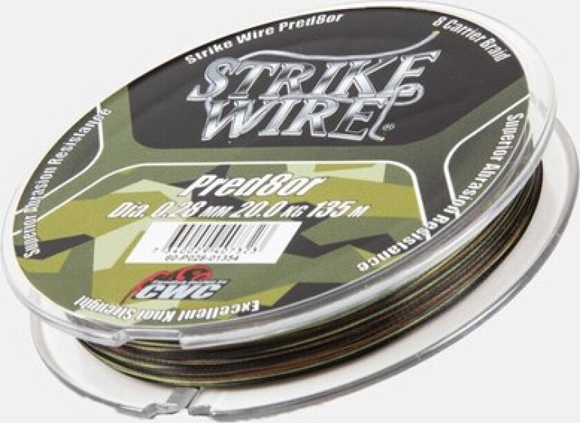 Bilde av Strike Wire Pred8or X8, 0,28mm, Camo, 0.28,  Fiskeliner Og Fortommer