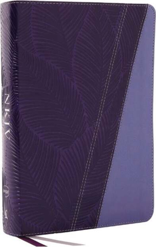 NKJV Study Bible, Leathersoft, Purple, Full-Color, Thumb Indexed, Comfort Print av Thomas Nelson