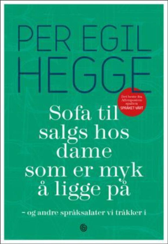 Sofa til salgs hos dame som er myk å ligge på av Per Egil Hegge