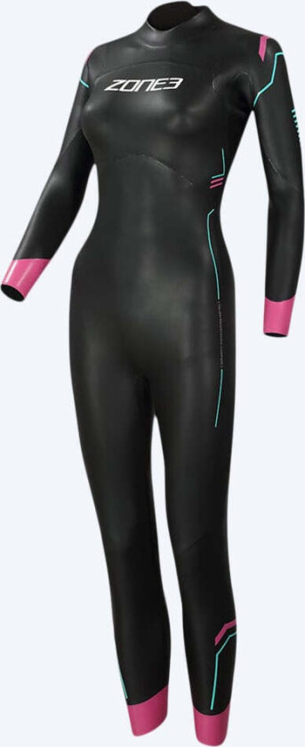 Women's Agile Wetsuit Black/pink SM, Black/pink