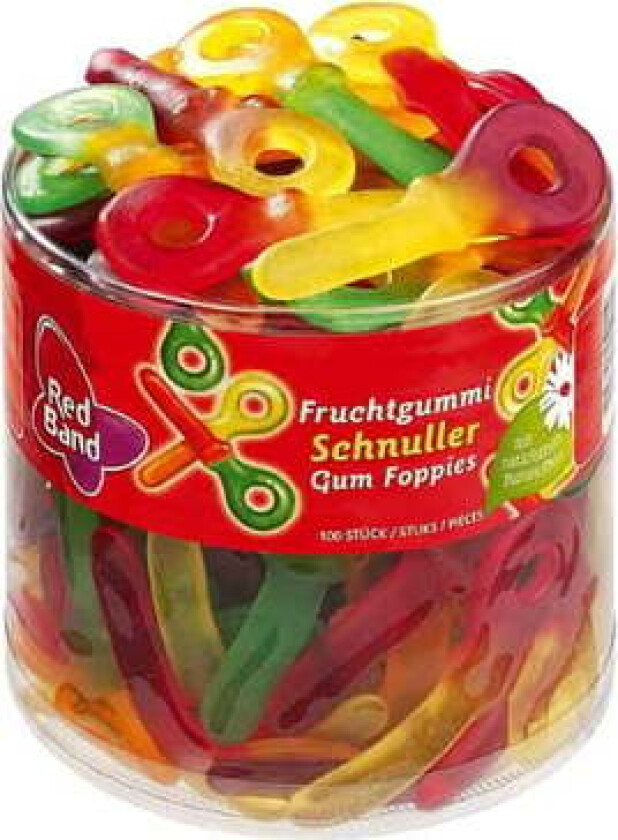 Bilde av Fruchtgummi Schnuller 100stk