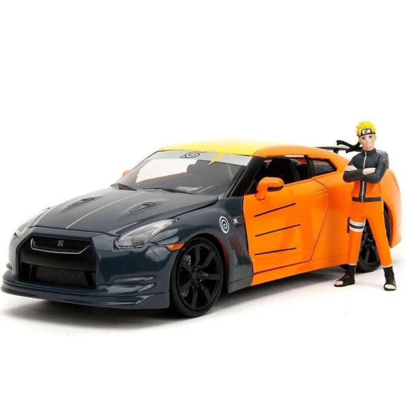 Naruto Shippuden Lekebil M/ Figur 1:24 - 2009 Nissan Gt-R