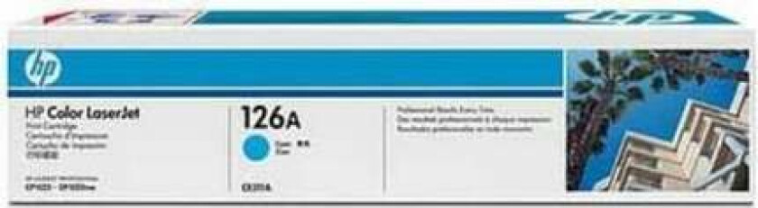 Original toner HP T126A Cyan