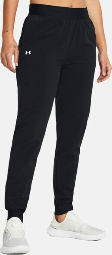 High Rise Woven Pant, treningsbukse, dame Black /  / White