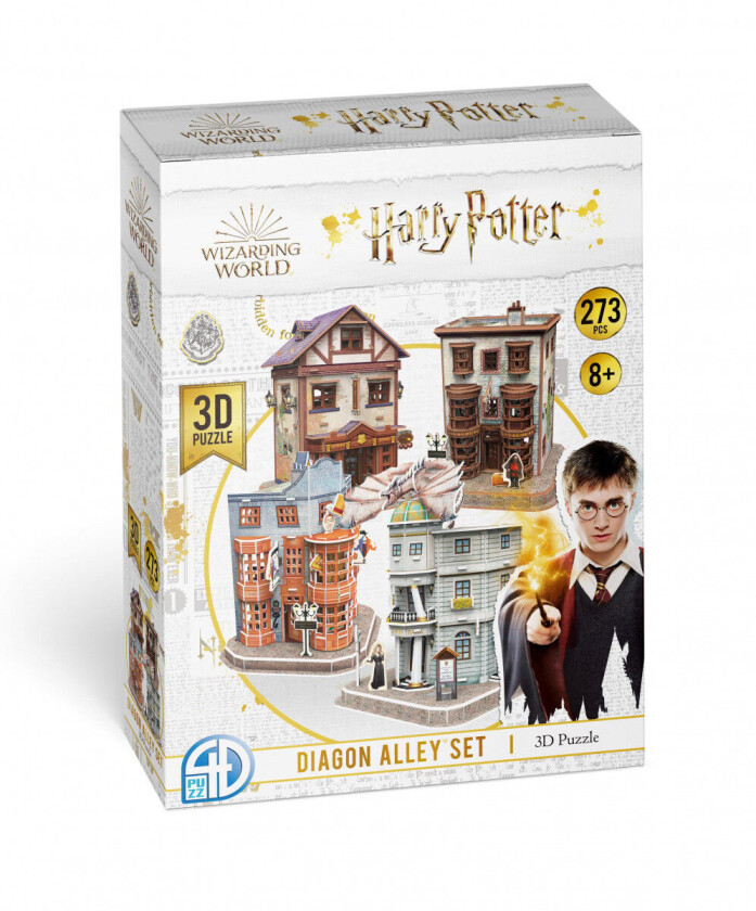 3d Puslespill 273 Brikker - Diagon Alley