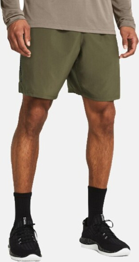 Ua Tech Woven Wordmark Short, Green, L, Løpeklær