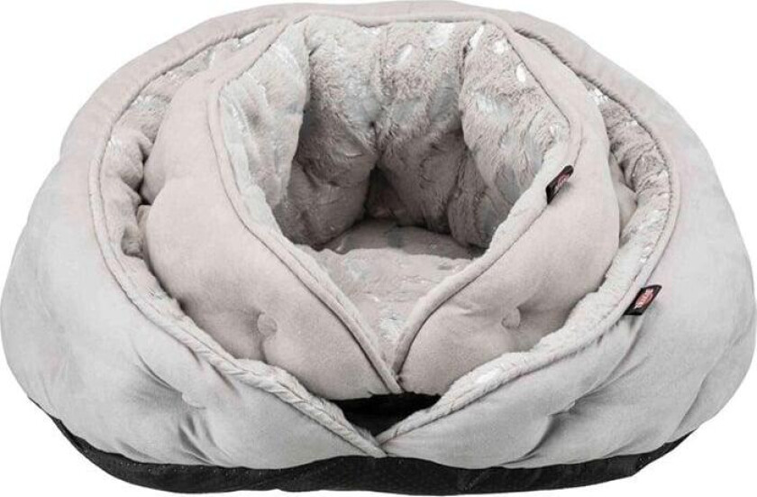 Feather Oval Hundeseng Katteseng Grå 47 x 41 cm