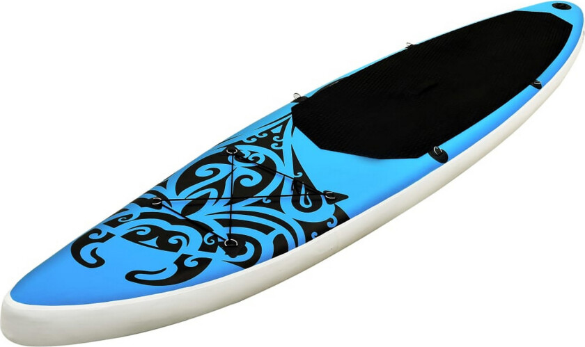 Oppblåsbart padlebrettsett 320x76x15 cm blå