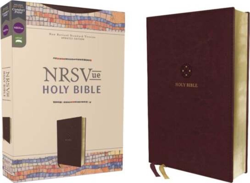 NRSVue, Holy Bible, Leathersoft, Burgundy, Comfort Print av Zondervan