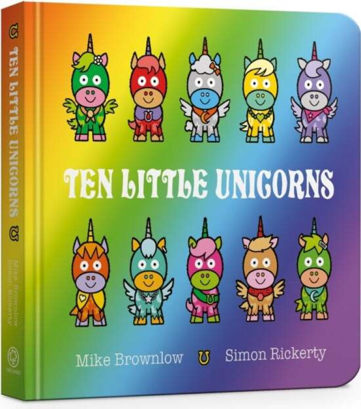 Ten Little Unicorns Board Book av Mike Brownlow