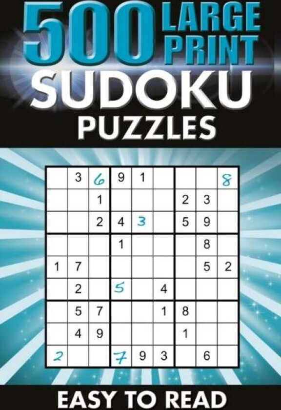 500 Large Print Sudoku Puzzles av Eric Saunders