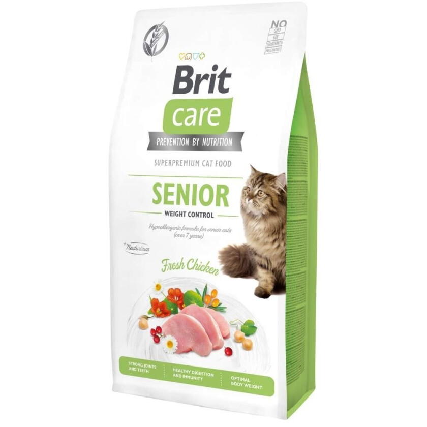 Bilde av Brit Care Cat Grain Free Senior Weight Control (400 g)