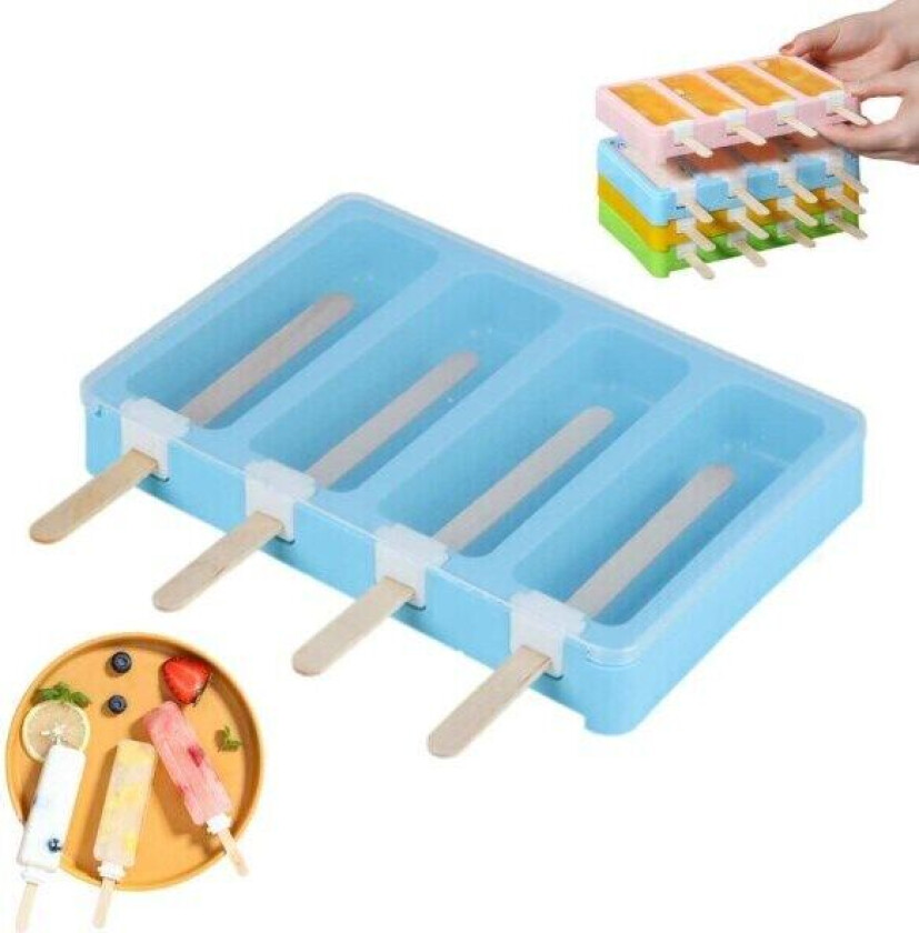 Iskremform med 50 stk iskrem - lag din egen iskrem hjemme