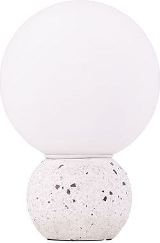 belysning bordlampe 20x20x29cm hvit.