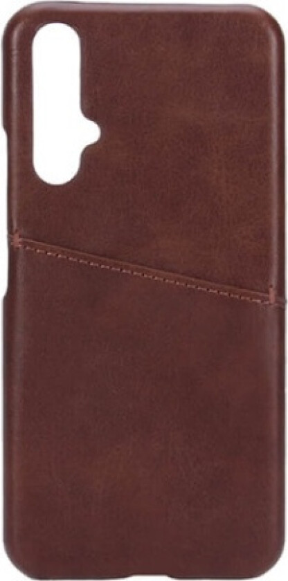 ONSALA Mobildeksel Brun med Kortlomme Huawei Nova 5T