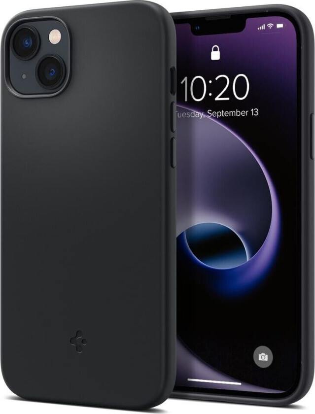 iPhone 14 Deksel Silicone Fit MagFit Svart