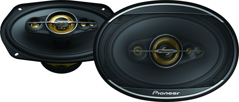 TS-A6980F innebygd høyttaler 6x9 tommer, 4-veis, 650 W svart, 4-veis, 650 W, 100 W, 4 ohm (O), 90 dB, ferritt