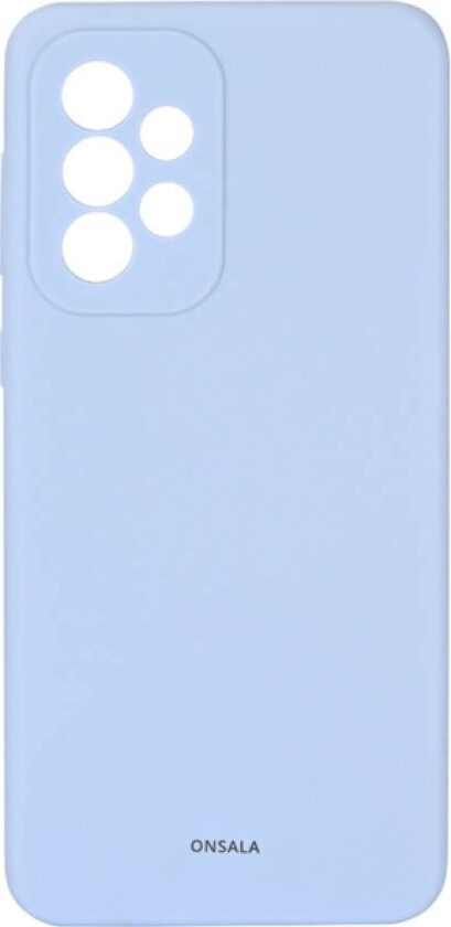 Samsung Galaxy A03 Collection Liquid Silicone Bakdeksel - Light Blue