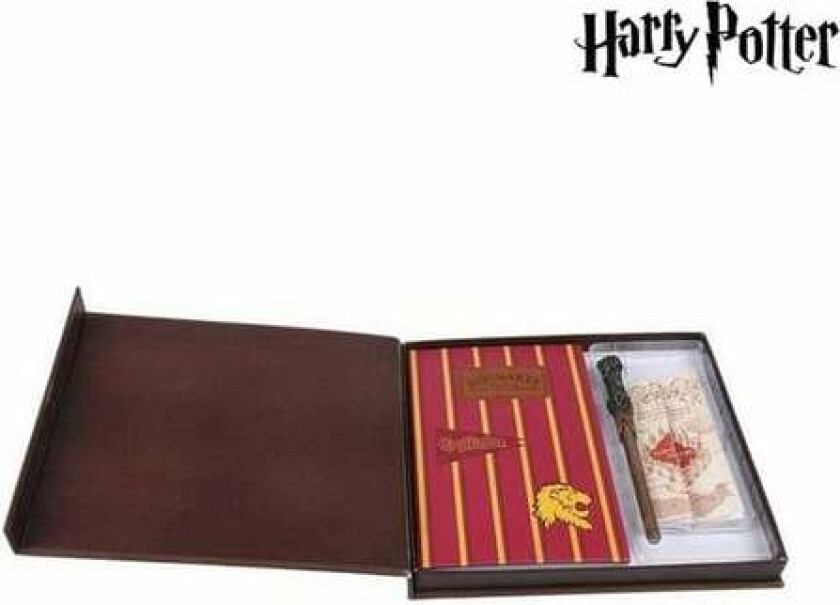 Notisblokk + Penn Gryffindor Harry Potter Harry Potter Rød