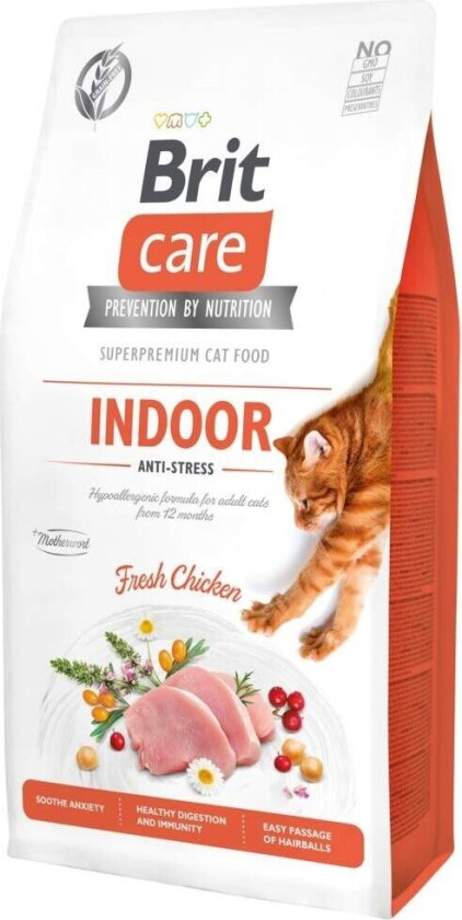 Brit Care Cat Grain Free Indoor Anti-stress (7 kg)