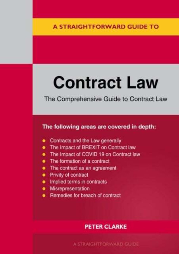 A Straightforward Guide To Contract Law av Peter Clarke
