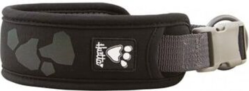 Hurtta Weekend Warrior Hundehalsbånd Sort (45-55 cm)