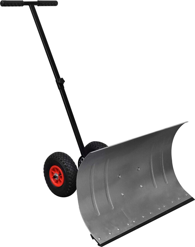 Manuell snøspade med hjul