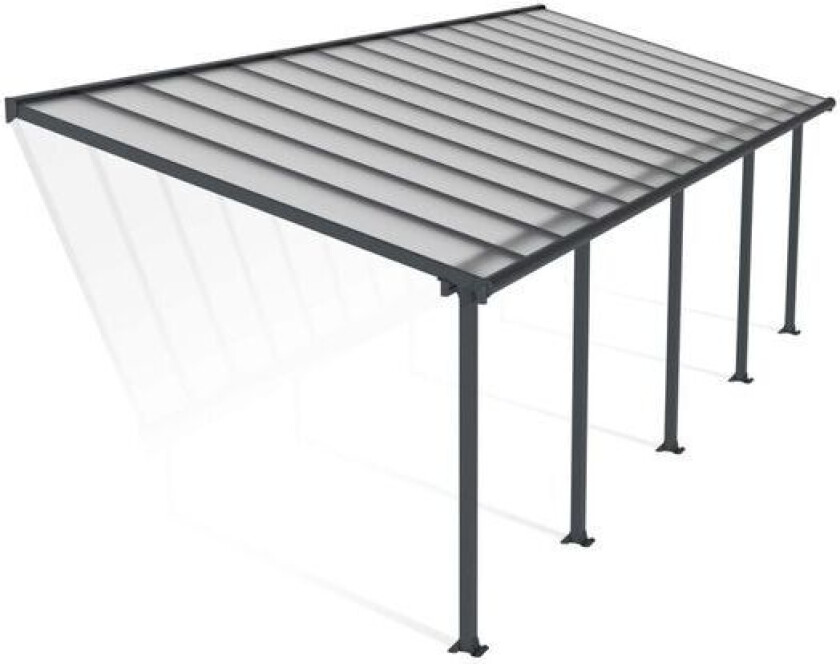 Palram - Canopia Olympia Pergola Grå 25,8 m²