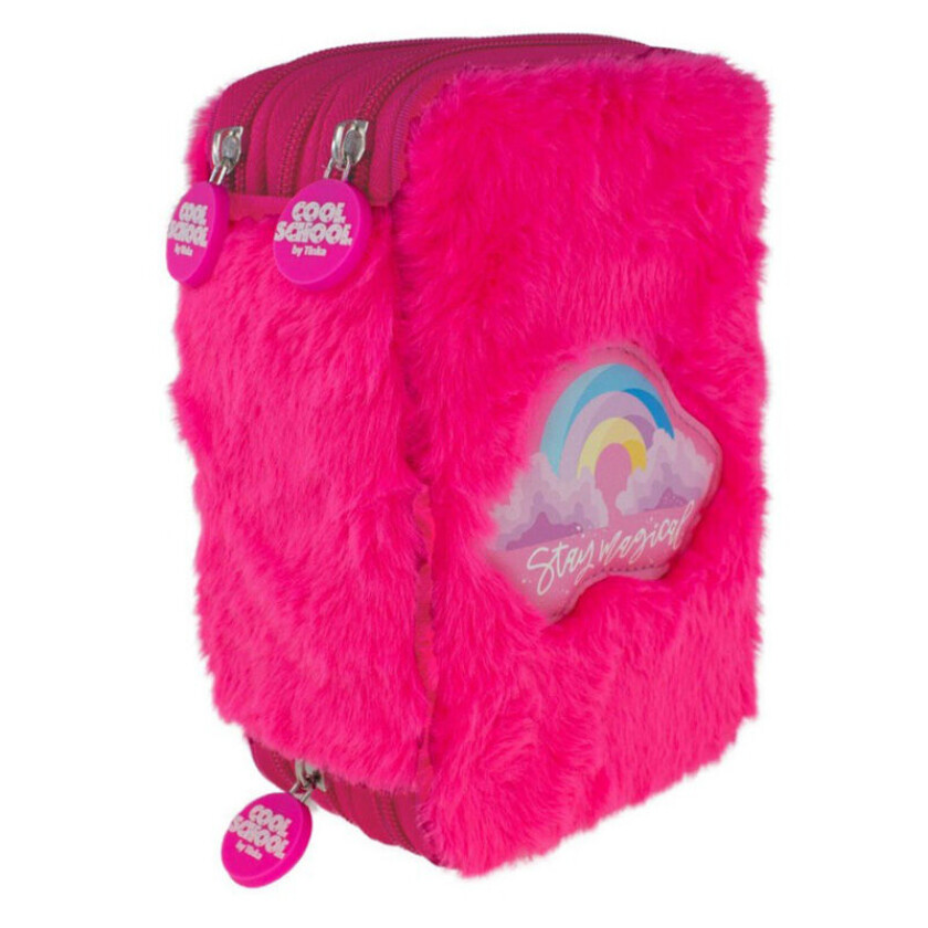 Cool School Trippelt Pennal M/ Innhold - Regnbue