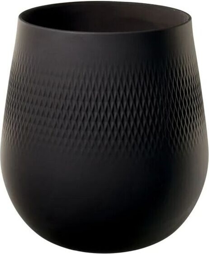 Collier Noir Carre vase stor