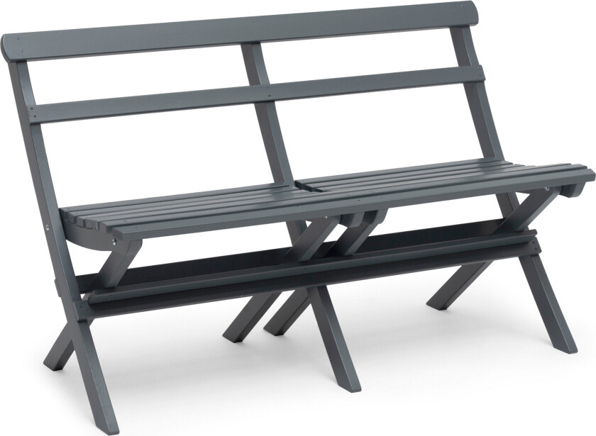 Torpet Benk Stålgrå