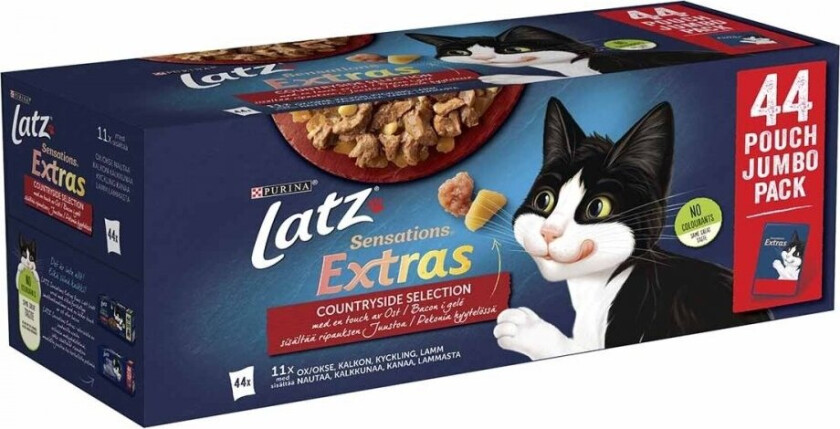 Latz Sensations Extras Countryside Selection Multipack 44x85 g