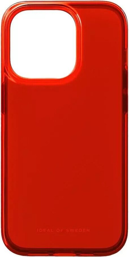 iPhone 14 Pro Ideal Of Sweden Clear Deksel - Radiant Red