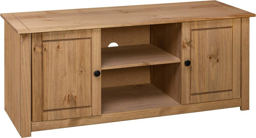 TV-benk 120x40x50 cm heltre furu