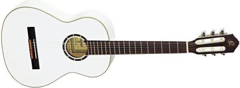 Ortega R121-3/4wh Klassisk Gitar 3/4 Gloss White