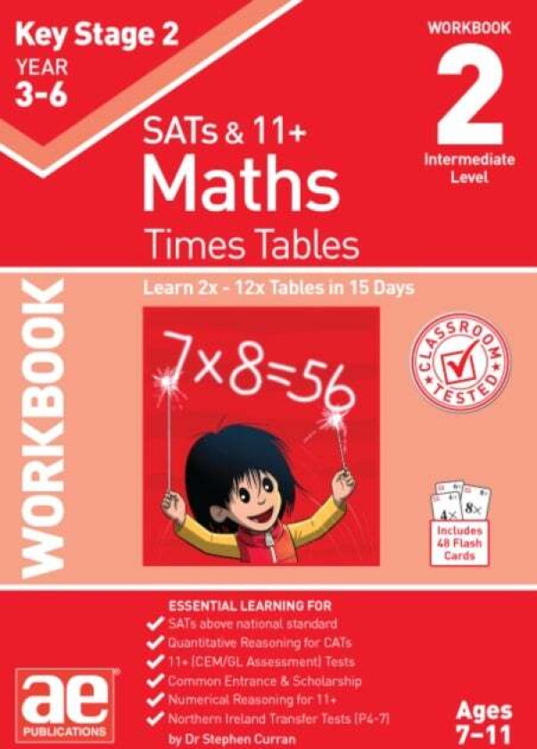 KS2 Times Tables Workbook 2 av Dr Stephen C Curran