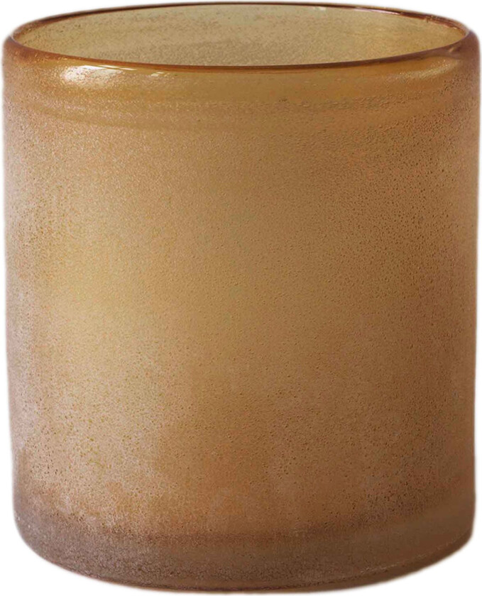 Frost telysglass M Amber (brun)