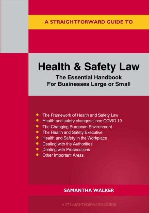 A Straightforward Guide To Health And Safety av Samantha Walker