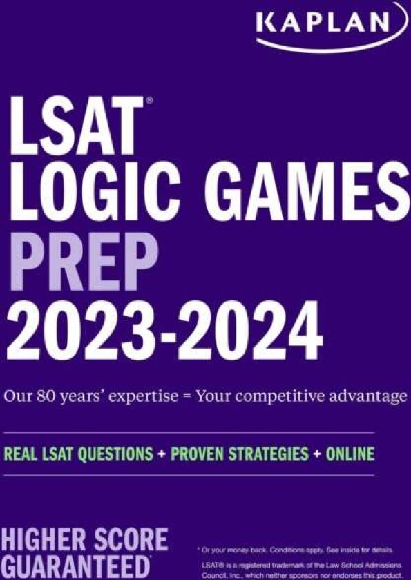 LSAT Logic Games Prep 2023: Real LSAT Questions + Proven Strategies + Online av Kaplan Test Prep