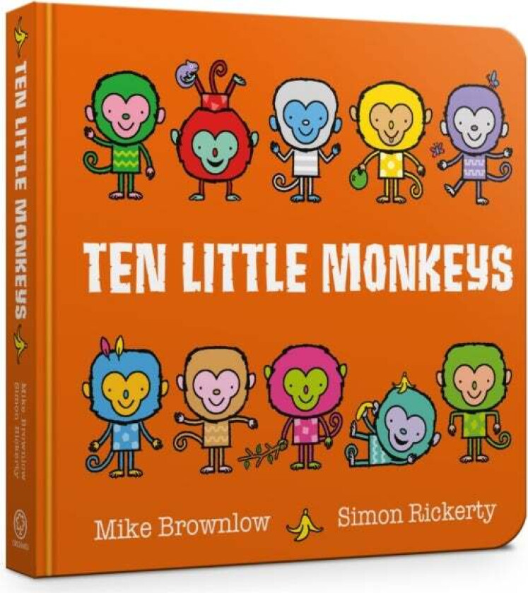 Ten Little Monkeys Board Book av Mike Brownlow