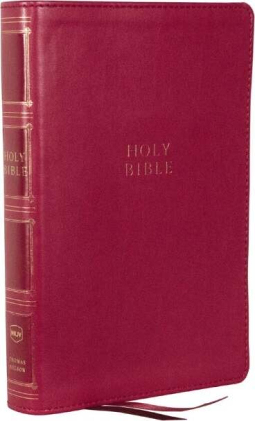 NKJV, Compact Center-Column Reference Bible, Dark Rose Leathersoft, Red Letter, Comfort Print av Thomas Nelson