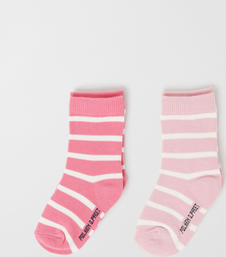 2-pakning sokker stripet 22 24