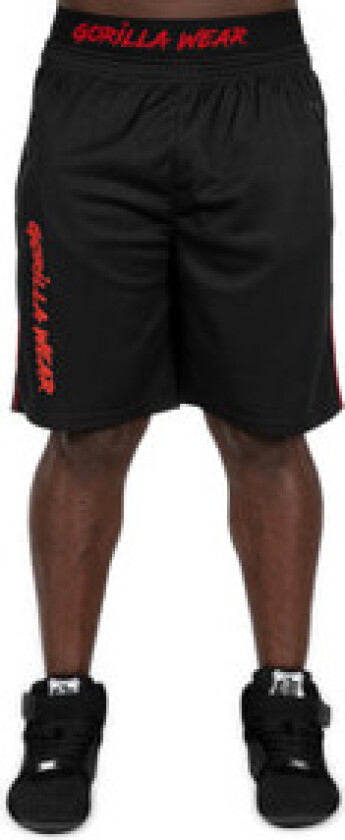 Mercury Mesh Shorts, Black/Red