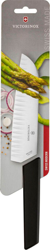 Victorinox Swiss Modern Santoku svart 17 cm