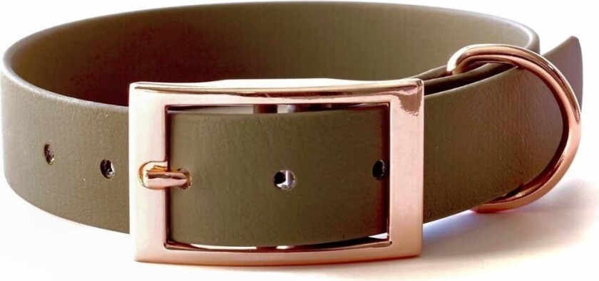 Tyylivoitto Classy Hundehalsbånd Stor Modell Olivengrønn (S)