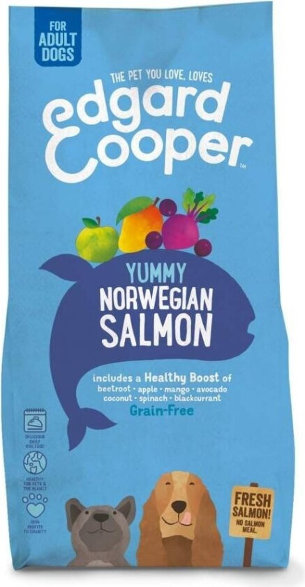 Edgard & Cooper Dog Adult Grain-Free Laks (12 kg)