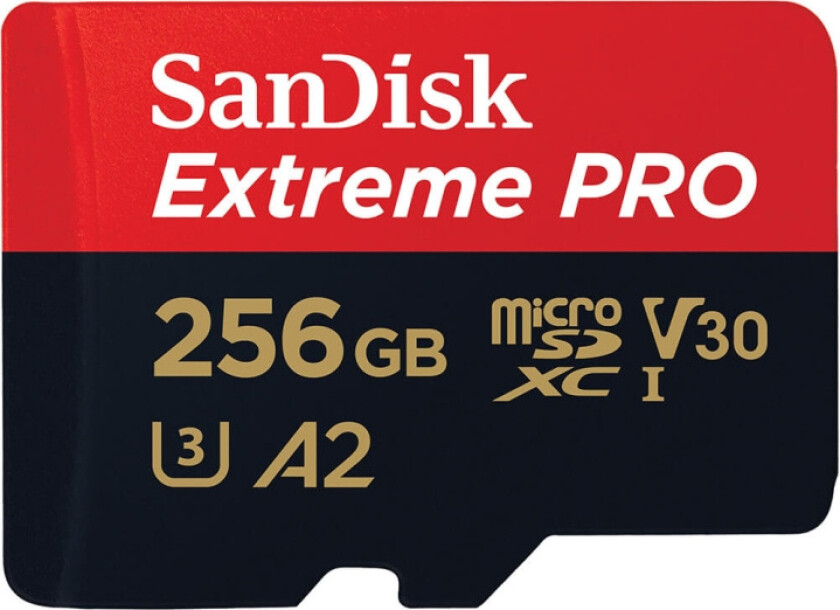 Sandisk Extreme Pro 256gb Microsdxc Uhs-i Memory Card