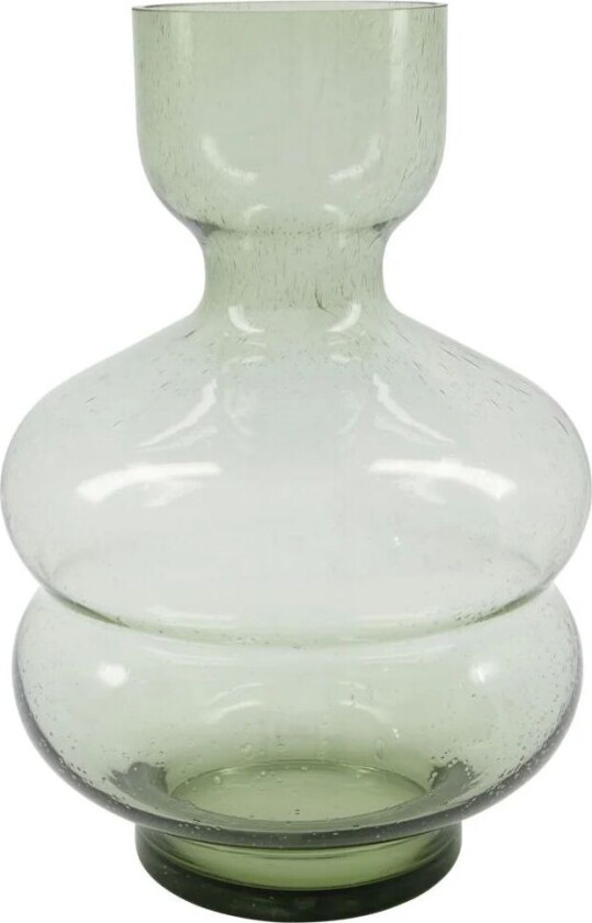 Organi vase 35 cm Grønn